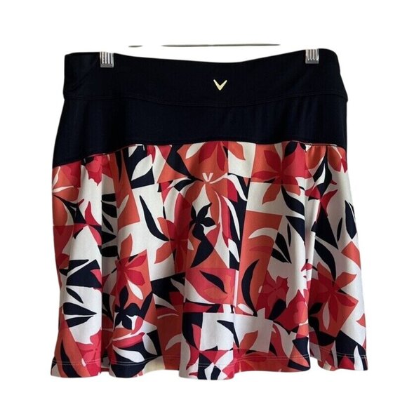 Callaway Pickleball TennisCore Golf Skort TrueSculpt Opti Dri Floral Size L - Picture 4 of 5